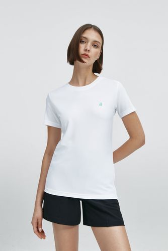 Camiseta básica de mujer LOGO blanca - Sepiia - Modalova