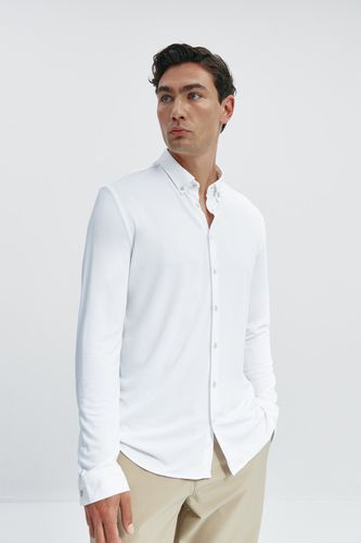 Camisa casual hombre blanca regular - Sepiia - Modalova