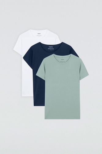 Pack 3 camisetas básicas (mujer) - Sepiia - Modalova