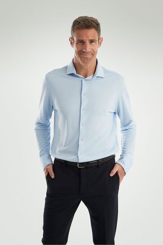 Camisa de vestir hombre celeste regular - Sepiia - Modalova