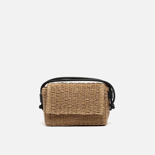 Tani bolso bandolera pequeño efecto rafia ED - Misako - Modalova