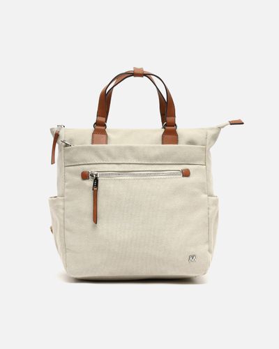 Evolet mochila de tela con asa de mano - Misako - Modalova