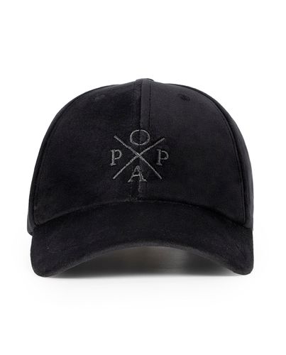 Gorra Popa Terciopelo Negro U - POPA - Modalova