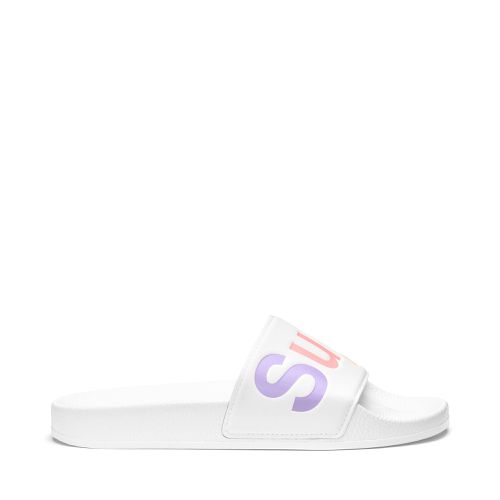 SLIDES POLYSOFT - Chanclas - SLIDE - Unisex - BLANCO-MULTICOLOR - Superga - Modalova