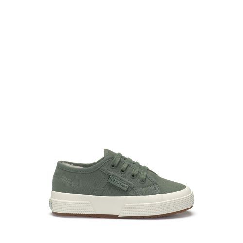 KIDS WATERPROOF COTTON - Le - Sneaker - Niño unisex - GRIS VERDE-FAVORIO - Superga - Modalova