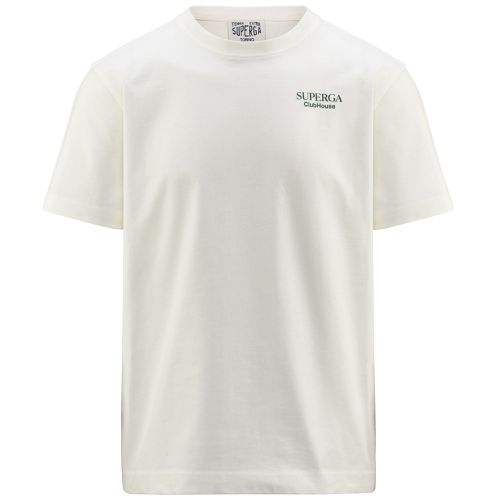 T-shirt Clubhouse - T-Shirt Top - T-Shirt Top - Bianco - Unisex - Superga - Modalova