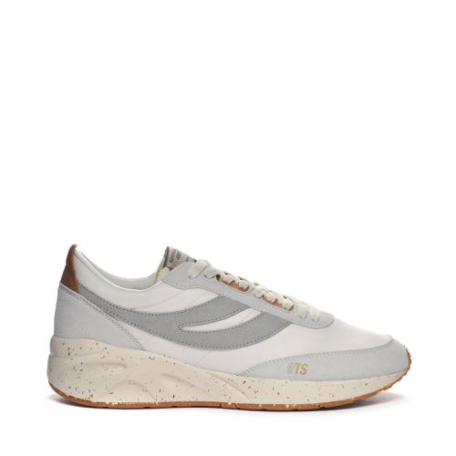 TRAINING SLIM SUEDE NYLON LEATHER - Sneakers - Corte Bajo - Unisex - AVORIO-GREY LT-CASHEW - Superga - Modalova