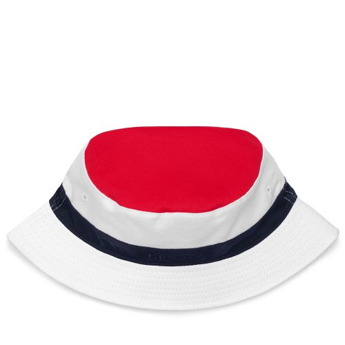 BUCKET HAT COLORBLOCK REVERSIBLE - Headwear - Hat - Unisex - WHITE-RED-NAVY - SUPERGA IT - Modalova