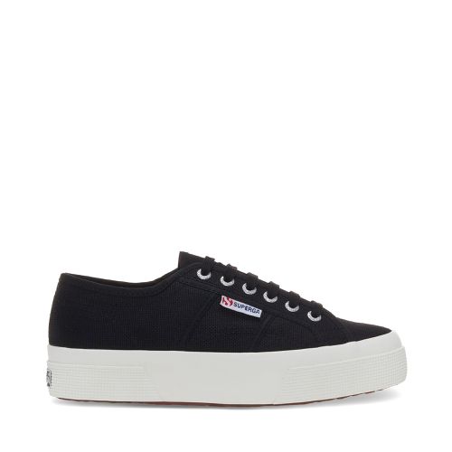 PLATAFORMA - Zapatos Mujer - Cuña - Unisex - NEGRO-F AVORIO - Superga - Modalova