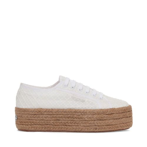 Rope Macrame Rhombus - Scarpe - Sneakers - Bianco - Donna - 37 - Superga - Modalova