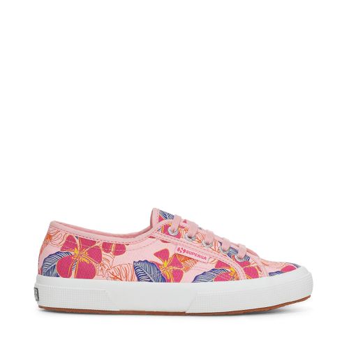 Hibiscus Flower Print - Scarpe - Sneakers - Rosso - Donna - 35 - Superga - Modalova