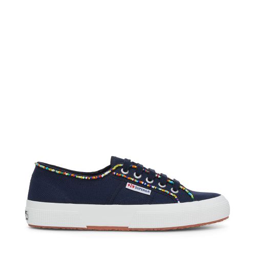 CUENTAS MULTICOLOR - Le - Escotado - Mujer - CUENTAS MULTICOLOR MARINO - Superga - Modalova