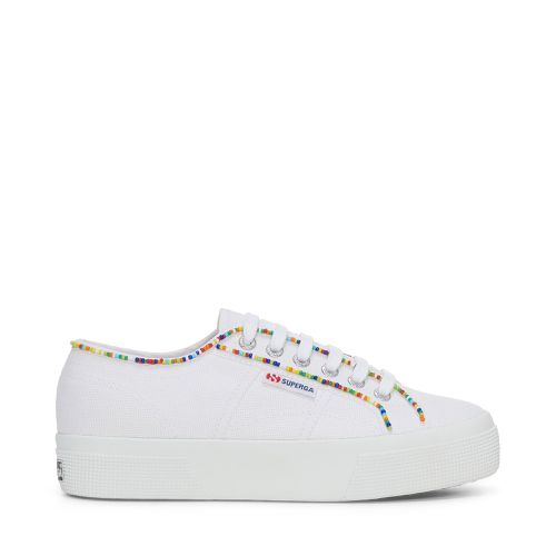 Multicolor Beads - Scarpe - Sneakers - Bianco - Donna - 35 - Superga - Modalova