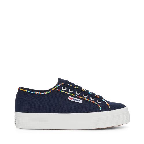 Multicolor Beads - Scarpe - Sneakers - Blu - Donna - 37 - Superga - Modalova