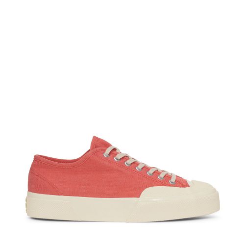 WORKS LOW CUT DENIM YARN DYED - Le - Corte bajo - Unisex - ROJO-BLANCO APAGADO - Superga - Modalova