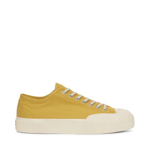 WORKS LOW CUT DENIM YARN DYED - Le - Corte bajo - Unisex - AMARILLO-BLANCO APAGADO - Superga - Modalova