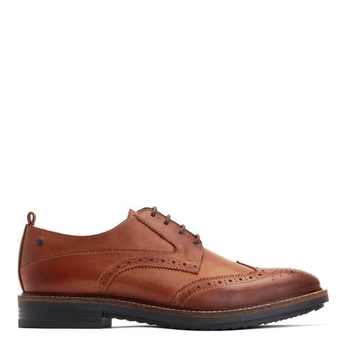 ™ Mens Nashville Pull Up Leather Brogue Shoes UK 7 - Base London - Modalova