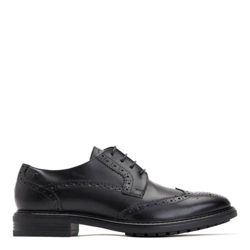 ™ Mens Anson Waxy Leather Brogue Shoes UK 11 - Base London - Modalova