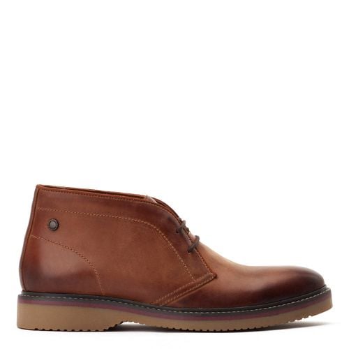 ™ Mens Brody Pull Up Leather Chukka Boots UK 11 - Base London - Modalova