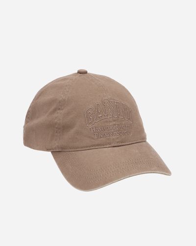 Cap Hat Patch ONE SIZE - Shitake - Ganni - Modalova