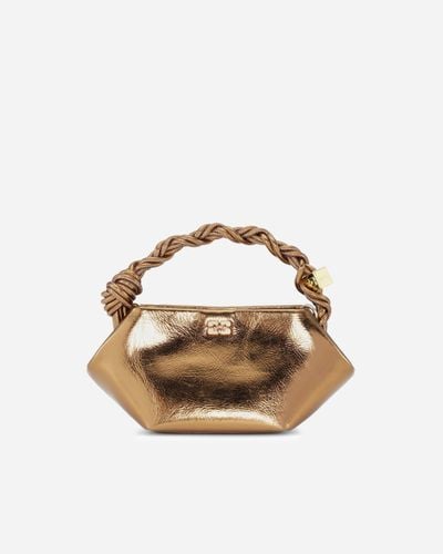 Bou Bag Mini Metallic ONE SIZE - Bronze - Ganni - Modalova