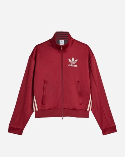 Ginals x Wales Bonner Track Top L - BURGUNDY - Adidas Ori - Modalova