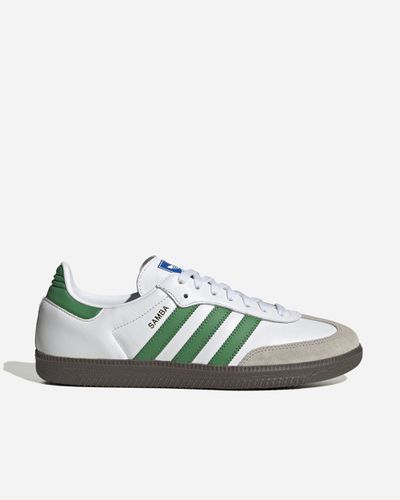 Samba OG 35 1/2 - FTWWHT/GREEN/SUPCOL - Adidas Ori - Modalova