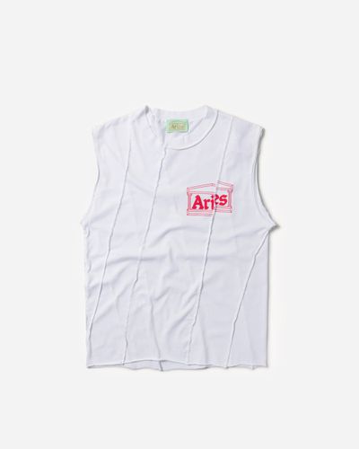 ARIES Offset Vest White 1 - White - ARIES - Modalova