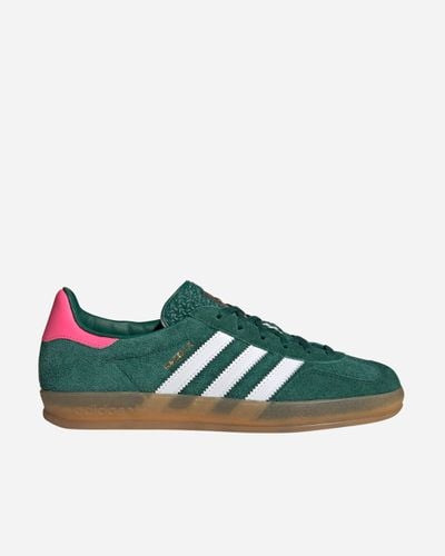 Gazelle Indoor CGREEN/FTWWHT/LUCPNK - 40 - Adidas Ori - Modalova