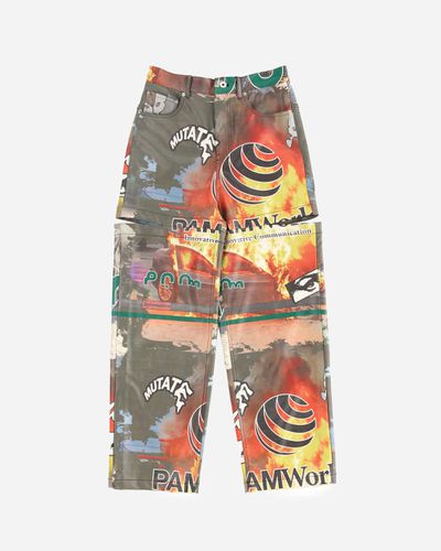 Racing Vinyl Awa Pants L - CONFLICT - P.A.M - Modalova