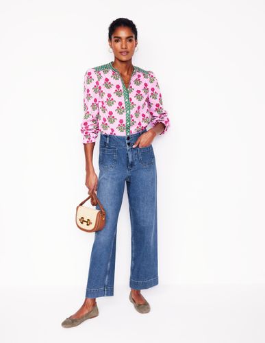 Jean Primrose à poches plaquées-Blanc/Cerf - Boden - Modalova