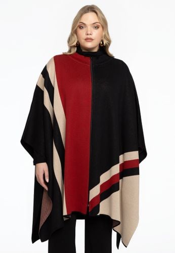 Poncho-Cardigan mit Reißverschluss - Yoek - Modalova