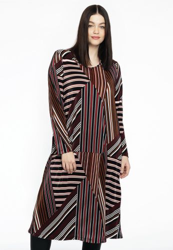 Kleid mit Plissee STRIPES - Yoek - Modalova