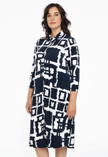 Midi-Kleid mit Knöpfen ABSTRACT - Yoek - Modalova