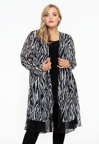 Lange Strickjacke ZEBRA - Yoek - Modalova