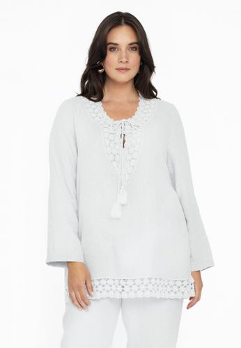 Weite Bluse mit Spitze LINEN - Yoek - Modalova