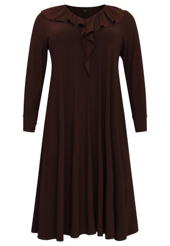 Midi-Kleid mit Rüschen DOLCE - Yoek - Modalova