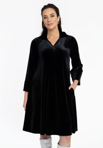 Kleid V-Ausschnitt VELOURS - Yoek - Modalova