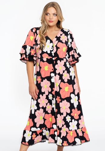 Kleid mit Knöpfen HIBISCUS - Yoek - Modalova