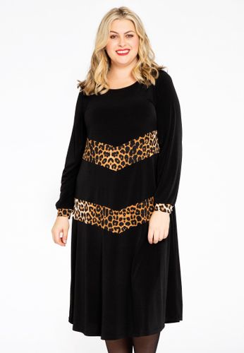 Kleid mit Bahnen LEOPARD - Yoek - Modalova