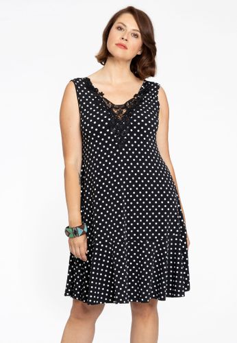 Kleid mit Spitze POLKADOT - Yoek - Modalova