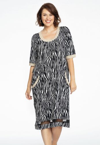 Kleid mit manches courtes ZEBRA - Yoek - Modalova