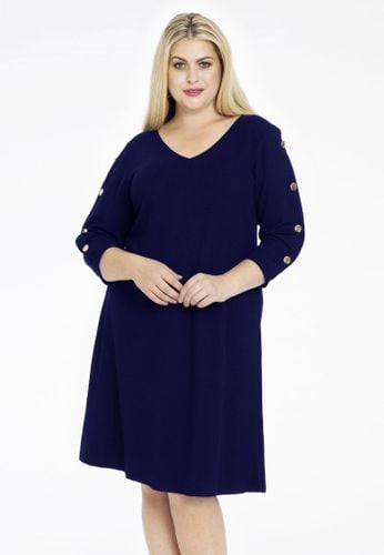 Kleid V-Ausschnitt DIAGONAL - Yoek - Modalova