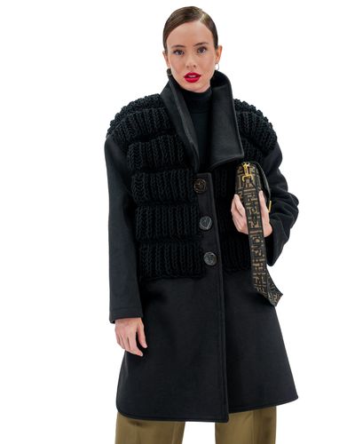 Classic Black Coat - Mumshandmade - Modalova