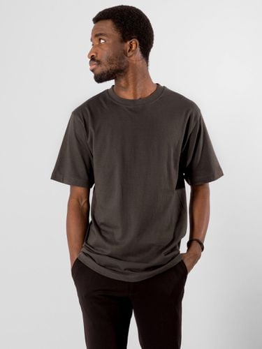 Oversized T -Shirt - Stahlgrau - Mann - TeeShoppen - Modalova