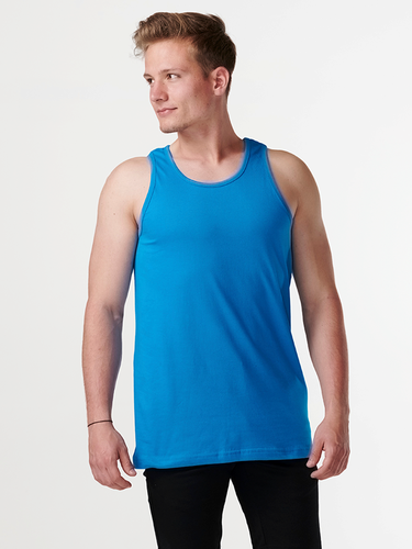 Basic Tanktop - Benzinblau - Mann - TeeShoppen - Modalova