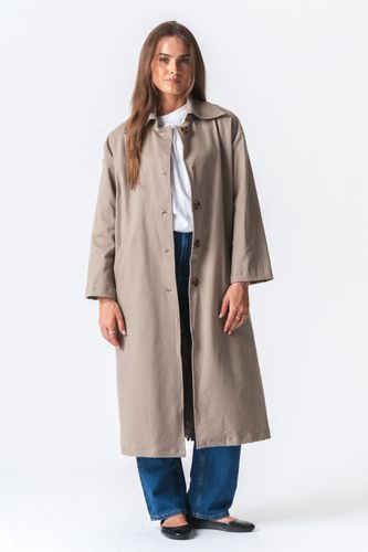 May Carla Trenchcoat Sand - Size XS - May - Modalova