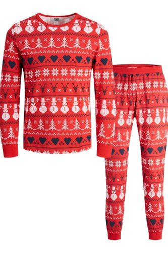 Snowflake Junior Pyjama - Rot - TeeShoppen - Modalova