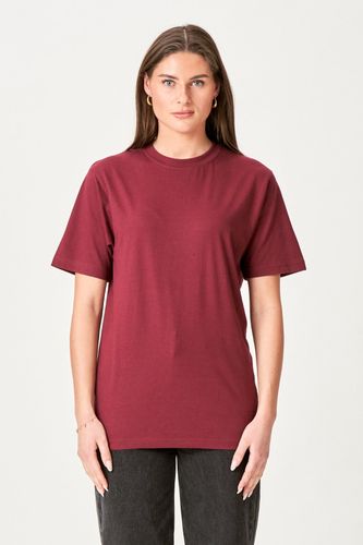 Oversized T Shirt Burgund - Size 3XS - Damen Shirt - TEESHOPPEN - Modalova