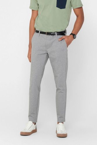 Markieren Pants - Hellgrau gestreift - Mann - Only & Sons - Modalova